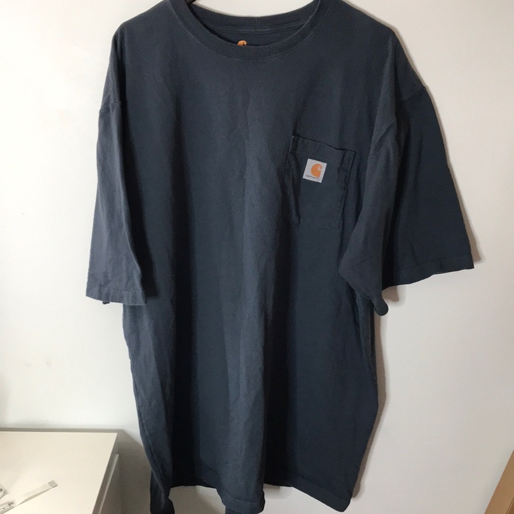 Mens Carhartt Front Pocket Short-Sleeve